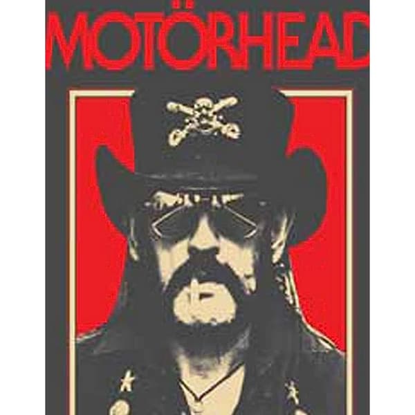 Motorhead Unisex Adult Lemmy RJ Cotton T-Shirt