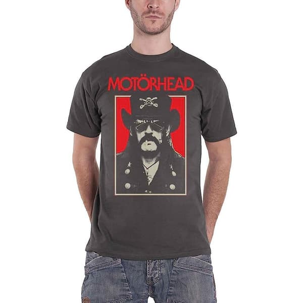 Motorhead Unisex Adult Lemmy RJ Cotton T-Shirt