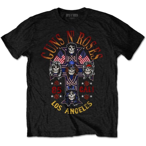 Guns N Roses Unisex vuxen Cali´ ´85 bomulls-T-Shirt för vuxna