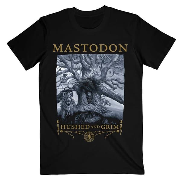 Mastodon Unisex vuxen Hushed & Grim bomullst-shirt för vuxna