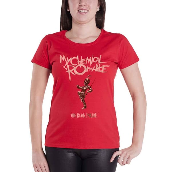 My Chemical Romance Womens/Ladies The Black Parade T-Shirt Red XL