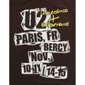 Miniatyrbillede 3 af 3: U2 Unisex T-shirt i bomuld til voksne I+E Paris Event 2018