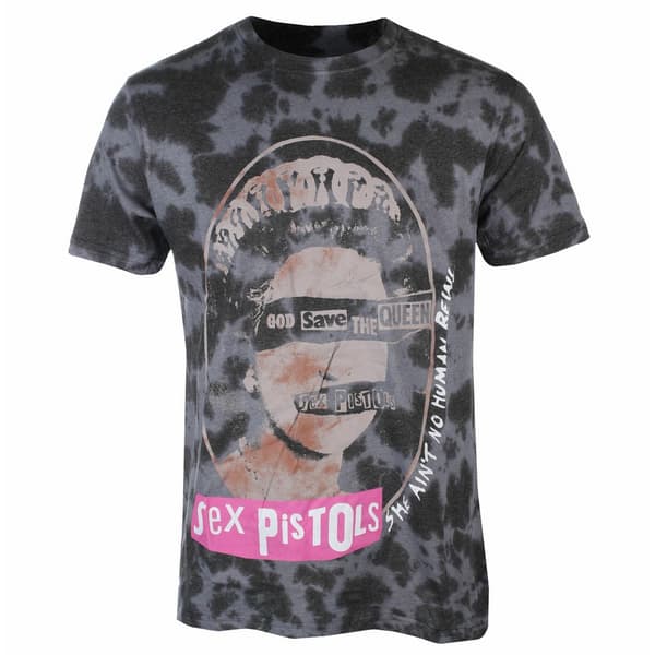 Sex Pistols Unisex vuxen God Save The Queen Dip Dye T-shirt för vuxna