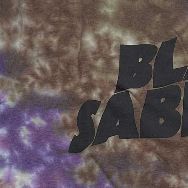 Black Sabbath Unisex T-shirt med vågig logotyp för vuxna