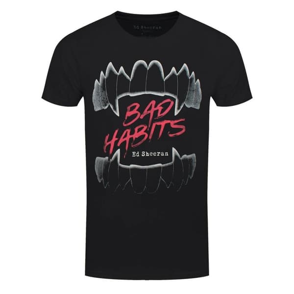 Ed Sheeran Unisex Adult Bad Habits T-Shirt