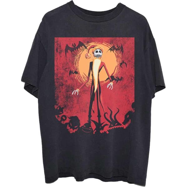 Nightmare Before Christmas Unisex vuxen sol bomulls-T-Shirt för vuxna