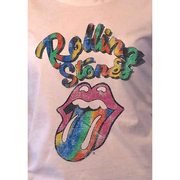 The Rolling Stones Womens/Ladies Tie Dye Cotton T-Shirt