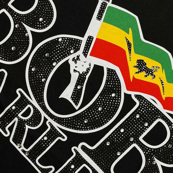 Bob Marley Unisex T-shirt med flagga och logotyp för vuxna