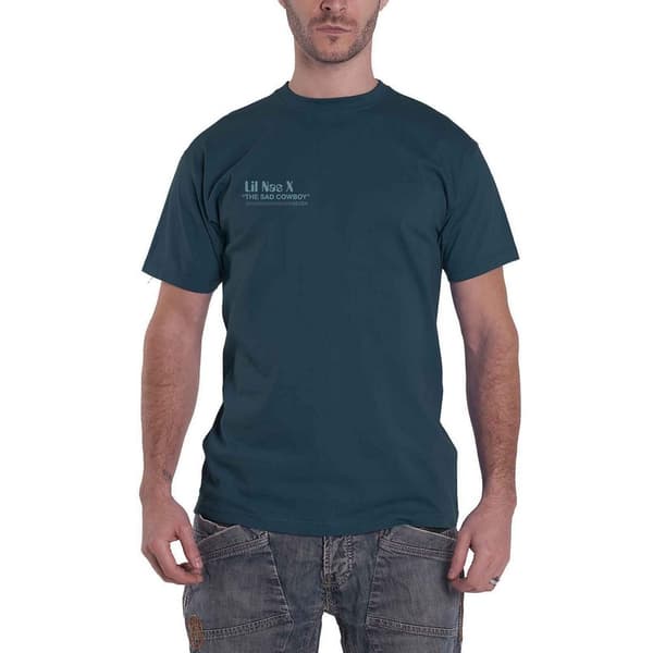 Lil Nas X Unisex T-Shirt i bomullsbomull för album för vuxna
