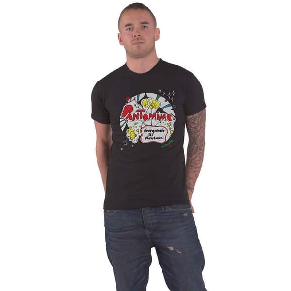 The Beatles Unisex vuxen Pantomine Cotton Christmas T-Shirt för vuxna