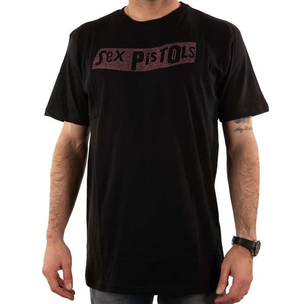 Sex Pistols Unisex Adult Embellished Logo T-Shirt