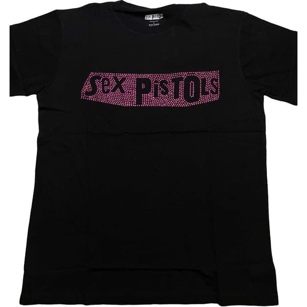 Sex Pistols Unisex Adult Embellished Logo T-Shirt