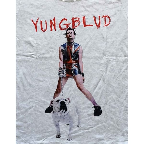 Yungblud Womens/Ladies Strawberry Lipstick T-Shirt