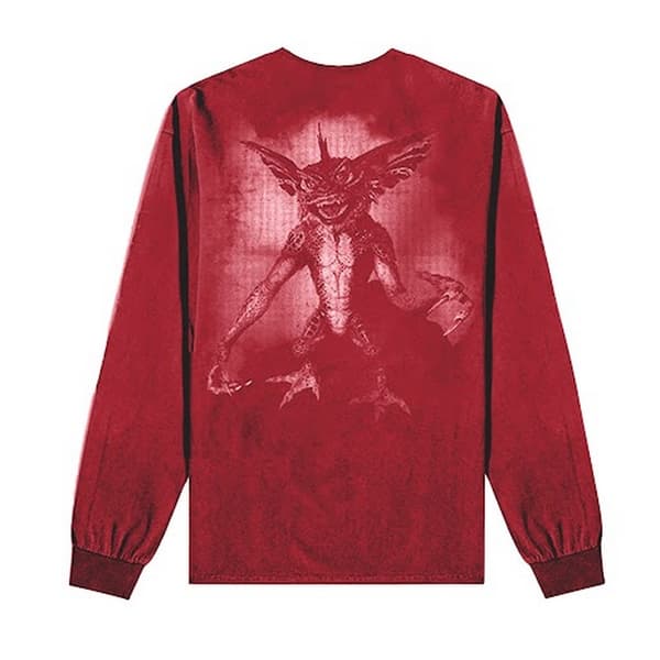 Gremlins Unisex T-shirt med grafisk print i bomuld med lange ærmer til voksne