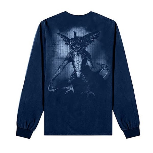 Gremlins Unisex T-shirt med grafisk print i bomuld med lange ærmer til voksne