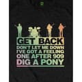 Miniatyrbild 3 av 3: The Beatles Unisex vuxen Get Back Gradient bomulls-T-Shirt