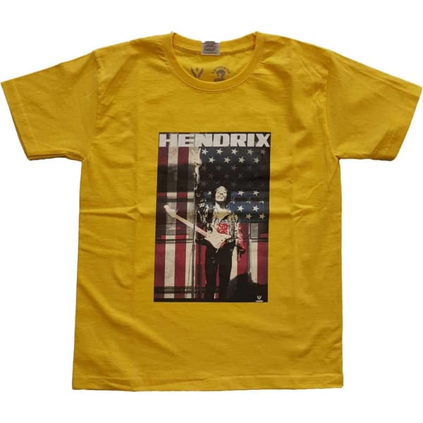 Jimi Hendrix Børne/børn Peace Flag bomulds-T-shirt