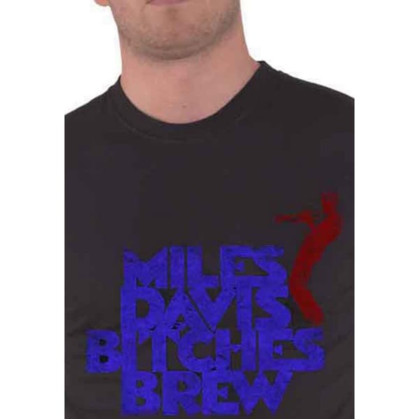 Miles Davis Unisex voksen Bitches Brew Vintage T-shirt i bomuld