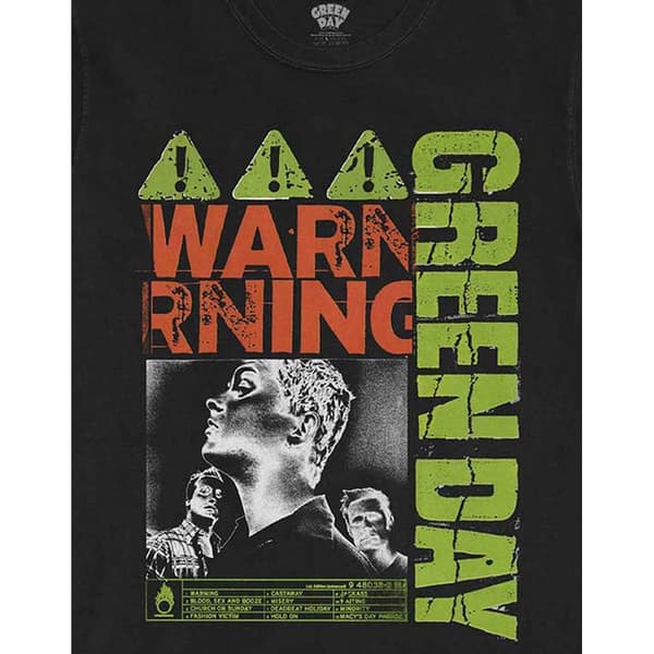 Green Day Unisex T-shirt i bomuld med advarsel for voksne
