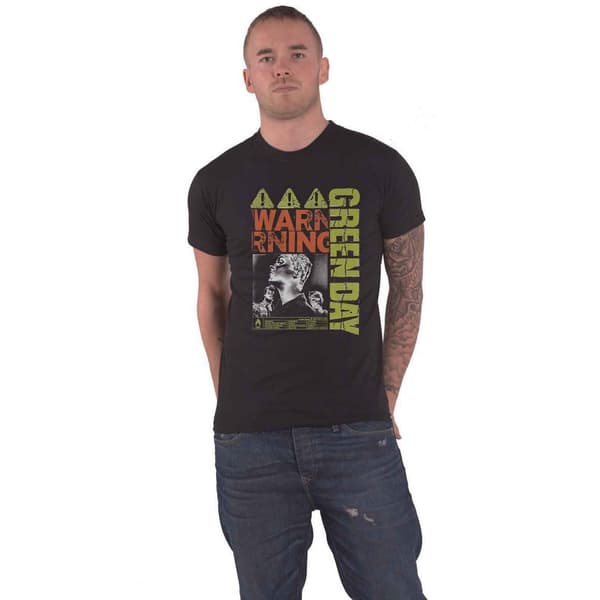 Green Day Unisex T-shirt i bomuld med advarsel for voksne