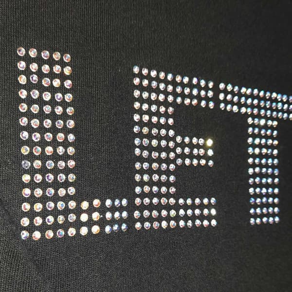 The Beatles Dame/Ladies Let It Be T-shirt med udsmykning
