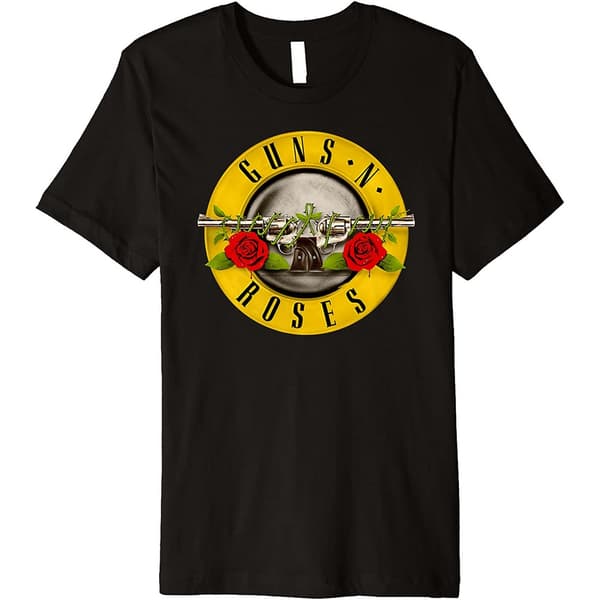 Guns N Roses Womens/Ladies Bullet Logo Cotton T-Shirt