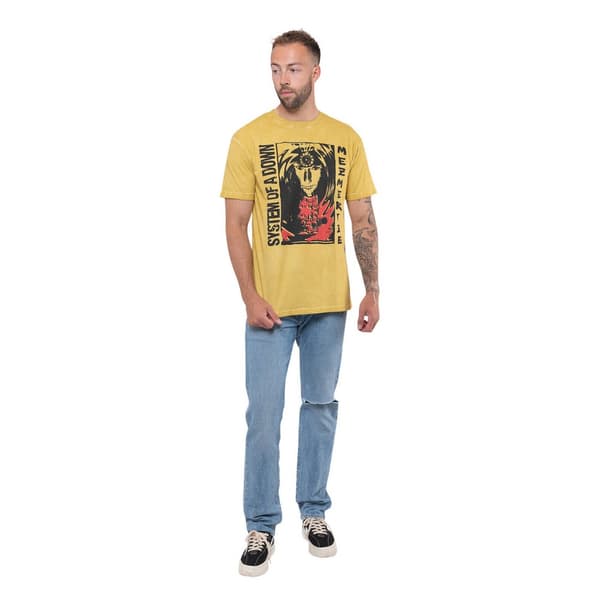System Of A Down Unisex T-Shirt för vuxna med reflektioner i mineralvätt