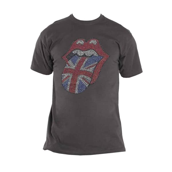 The Rolling Stones Unisex Adult Classic Embellished Cotton T-Shirt