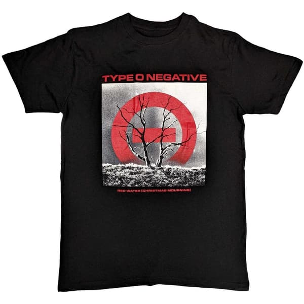 Type O Negative Unisex Adult Red Water T-Shirt