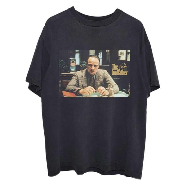 The Godfather Unisex vuxen Café Scene bomulls-T-Shirt för vuxna Black XXL