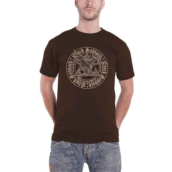 Black Sabbath Unisex voksen Henry Pyramid Emblem T-shirt i bomuld