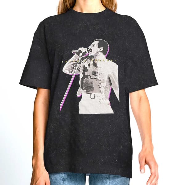 Freddie Mercury Unisex Adult Glow T-Shirt