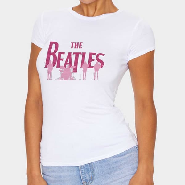 The Beatles Unisex vuxen Silhouette Hi-Build T-Shirt