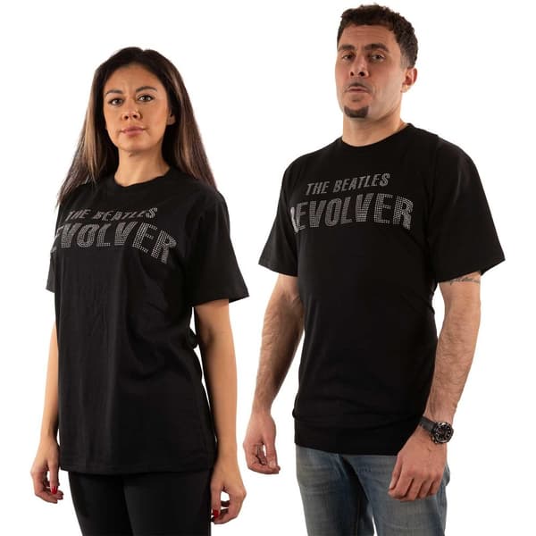 The Beatles Unisex Adult Revolver Embellished T-Shirt