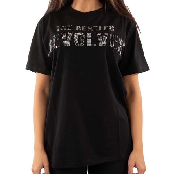The Beatles Unisex Adult Revolver Embellished T-Shirt