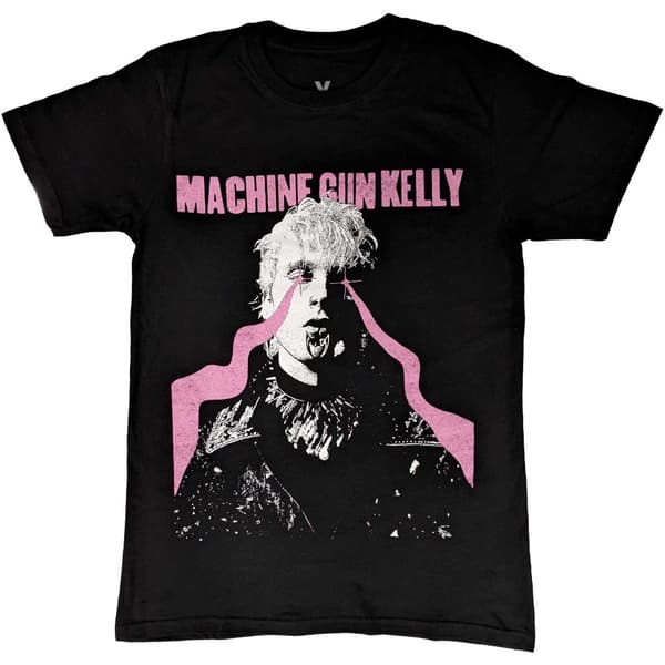 Machine Gun Kelly Unisex Adult Laser Eye Cotton T-Shirt