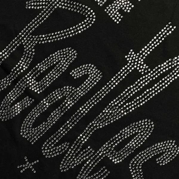 The Beatles Unisex Adult Embellished Logo T-Shirt