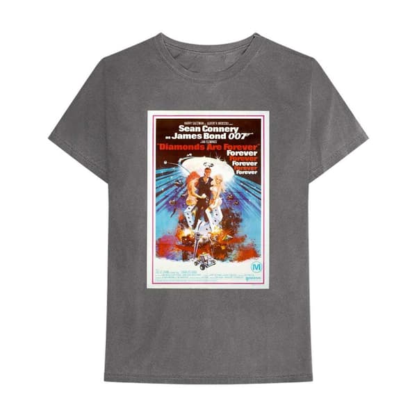 James Bond Unisex vuxen Diamant är för evigt bomulls-T-Shirt för vuxna