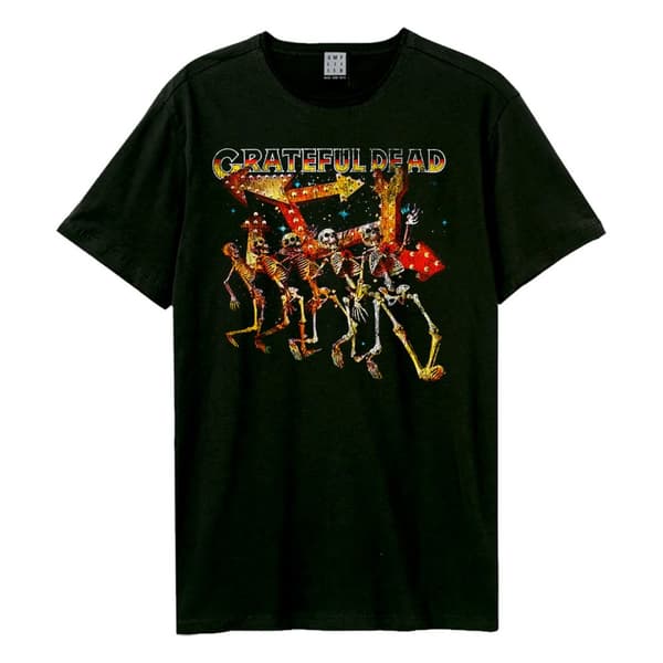 Grateful Dead Unisex vuxen Truckin´ Skellies Vintage bomullst-shirt för vuxna Black XL