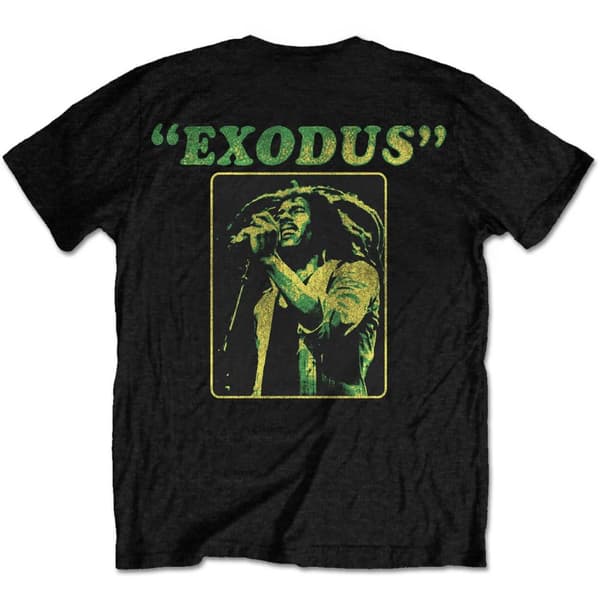 Bob Marley Unisex Adult Exodus Back Print T-Shirt