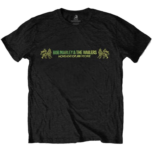 Bob Marley Unisex Adult Exodus Back Print T-Shirt Black XL