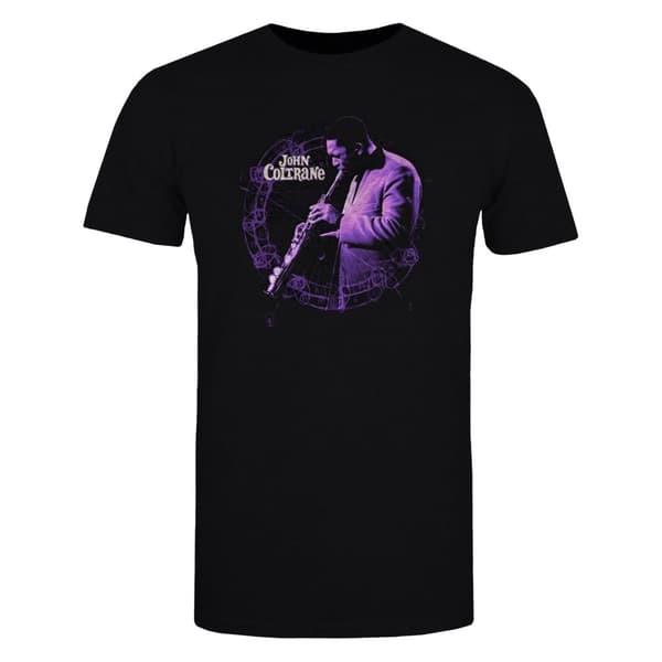John Coltrane Unisex Adult Live Circle Cotton T-Shirt