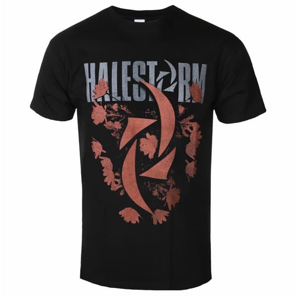Halestorm Unisex Adult Bouquet Cotton T-Shirt Black S