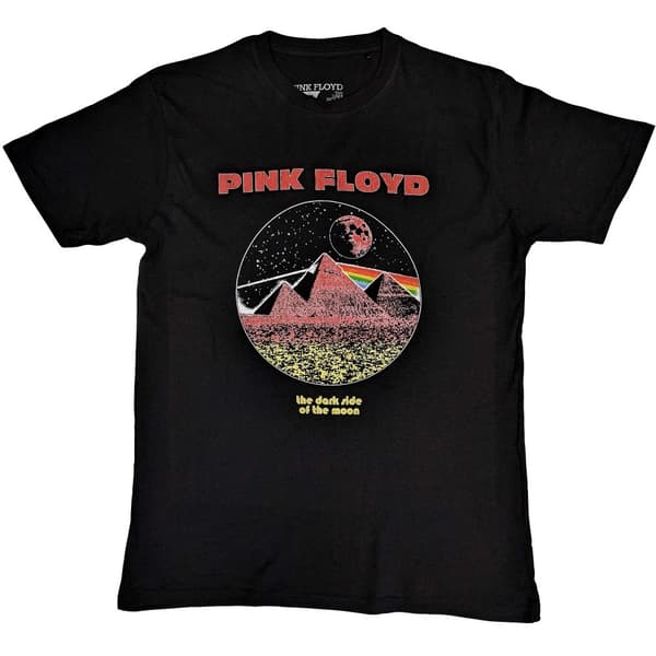 Pink Floyd Unisex T-shirt för vuxna med pyramider