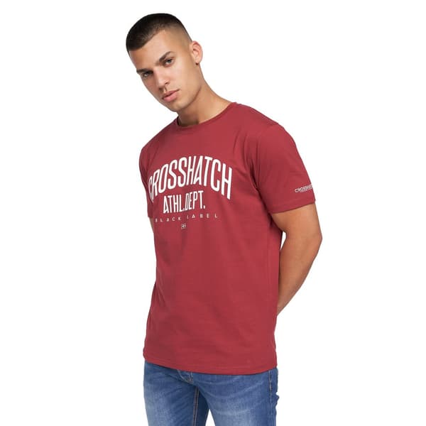 Crosshatch Oldskool T-Shirt för män (2 st.)