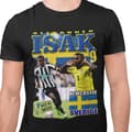 Miniatyrbild 1 av 4: Alexander Isak Svart t-shirt Sverige tröja tryck