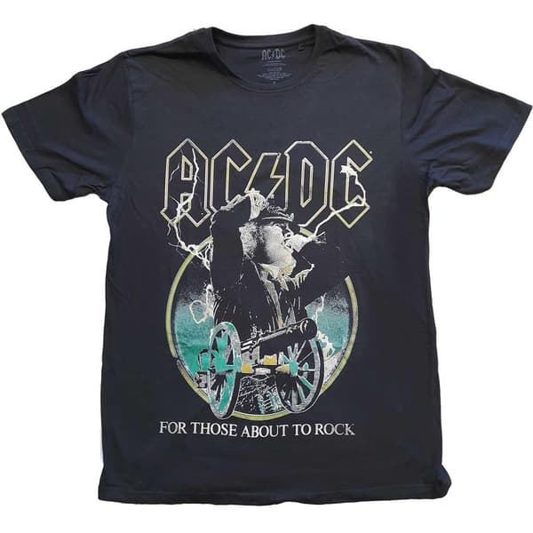 AC/DC Unisex T-shirt til voksne for dem, der skal til at rocke Black S