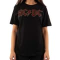 Miniatyrbild 3 av 4: AC/DC Unisex T-shirt med förskönad logotyp för vuxna