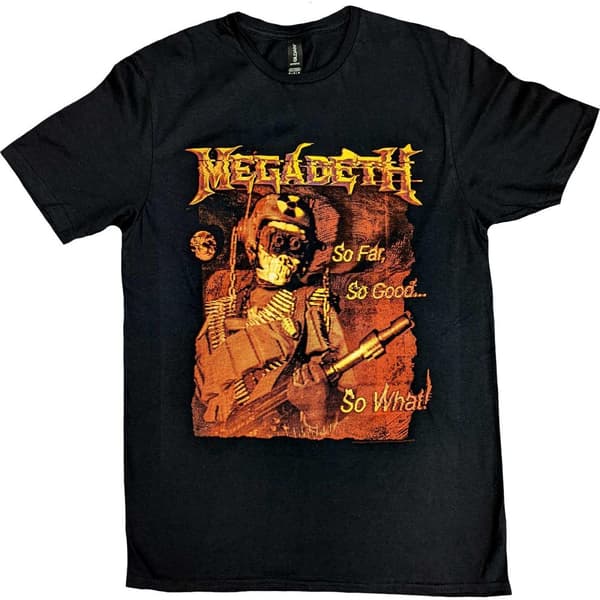 Megadeth Unisex T-Shirt i bomull för vuxna