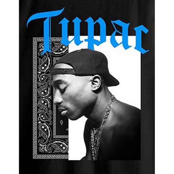 Tupac Shakur Unisex vuxen Endast Gud kan döma mig T-Shirt